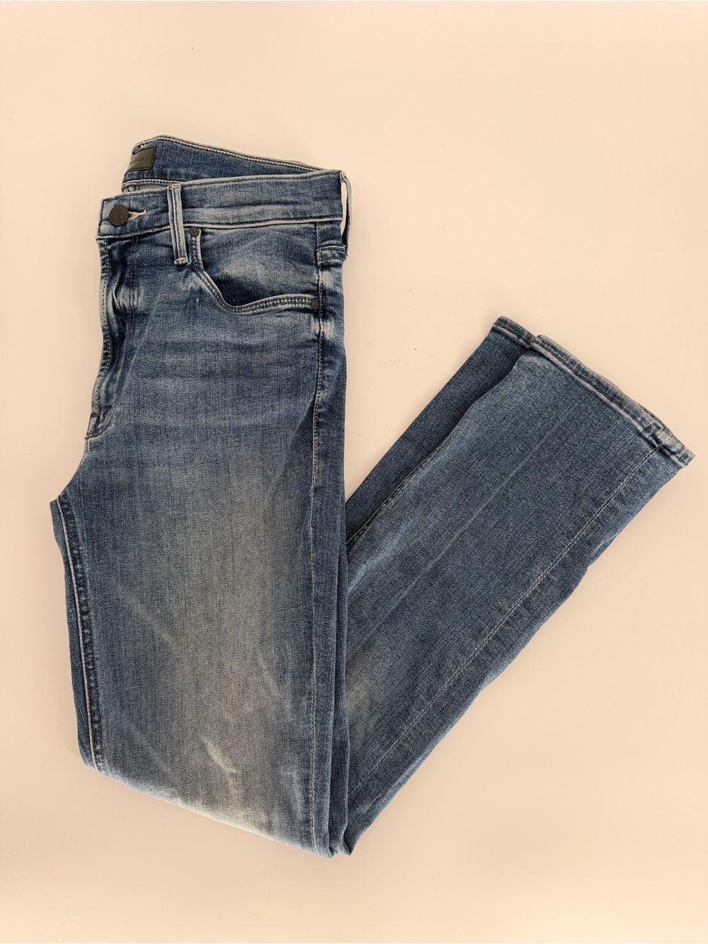 MOTHER The Mid Rise Dazzler Ankle Jeans We The Animals Blue Women's - Size 26 - Picture 3 of 12
